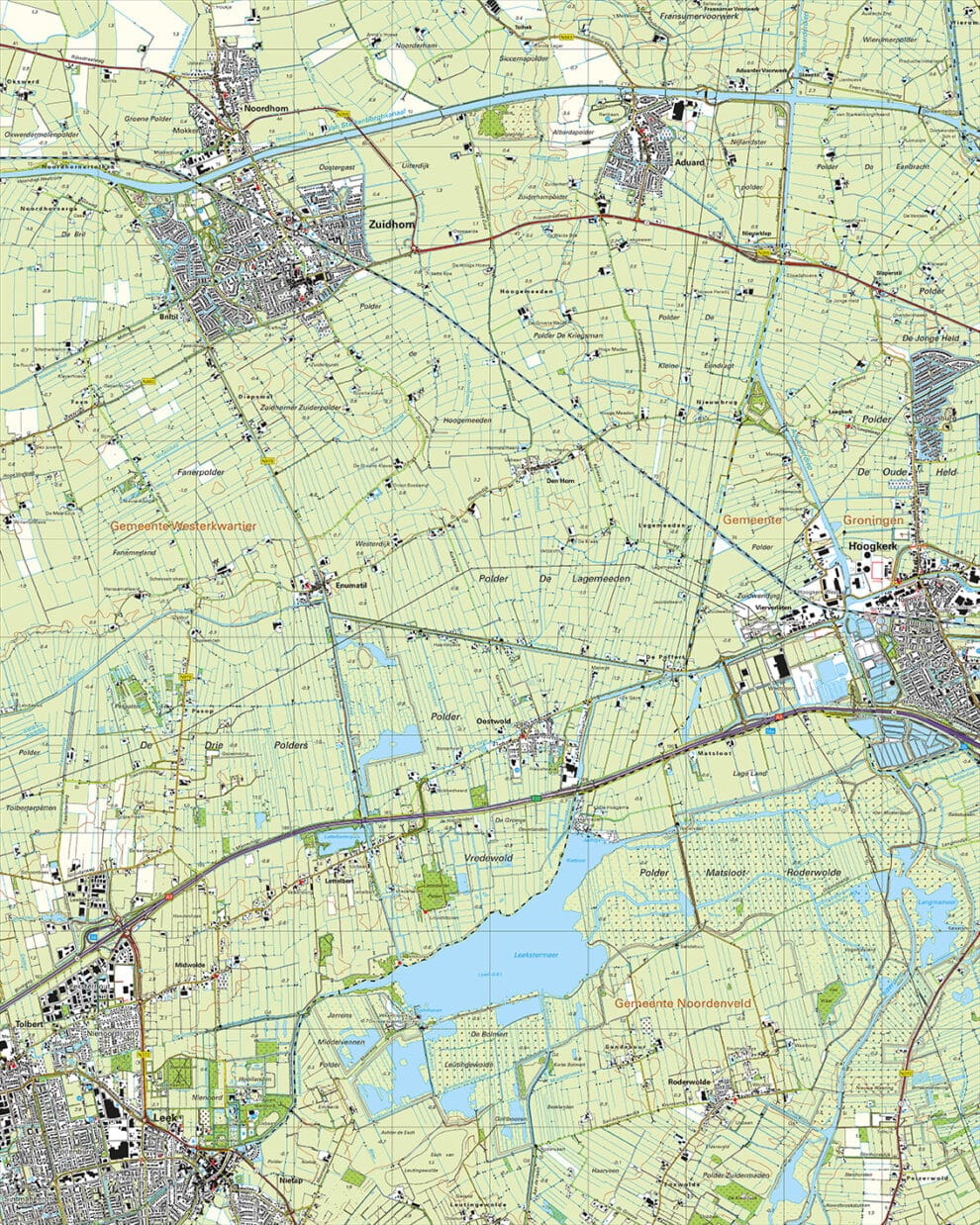 Topografische Kaart C Hoogkerk Digitaal Topografische Kaarten