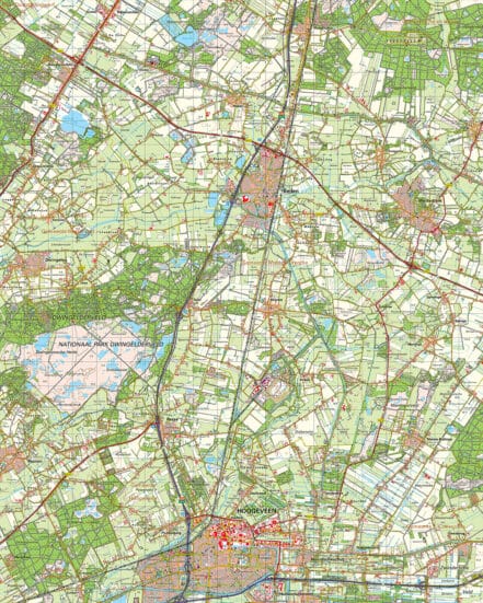 Topografische Kaart W Hoogeveen Digitaal Topografische Kaarten