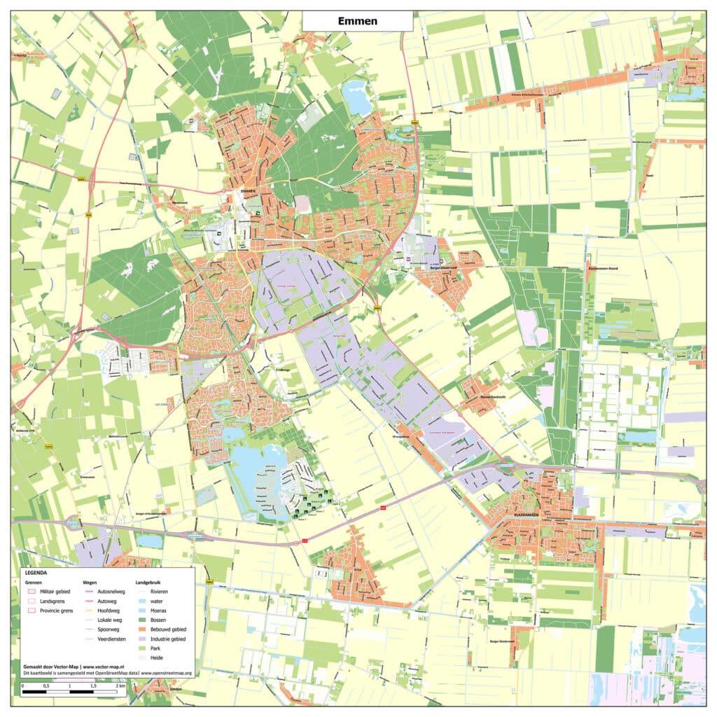 Kaart Goes Stedenkaarten Nederland Vector Map