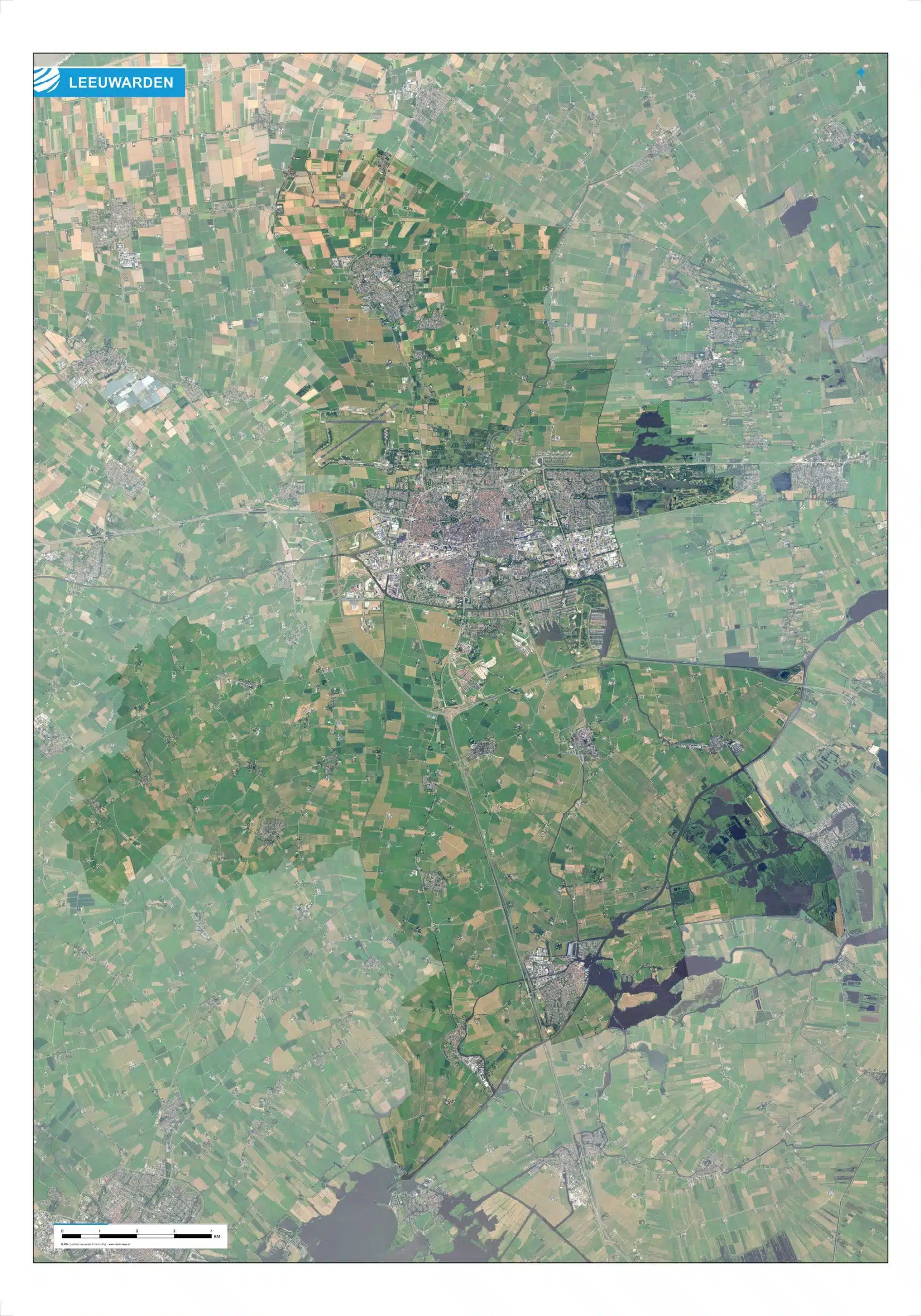 Luchtfoto Leeuwarden