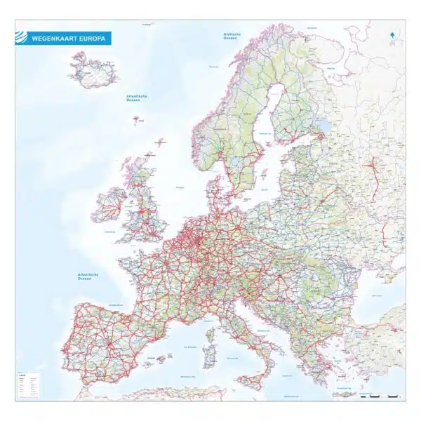 Wegenkaart Europa XL