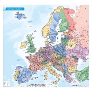 Postcodekaart Europa