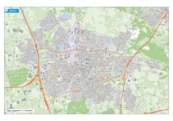 Stadsplattegrond - Kaart Breda