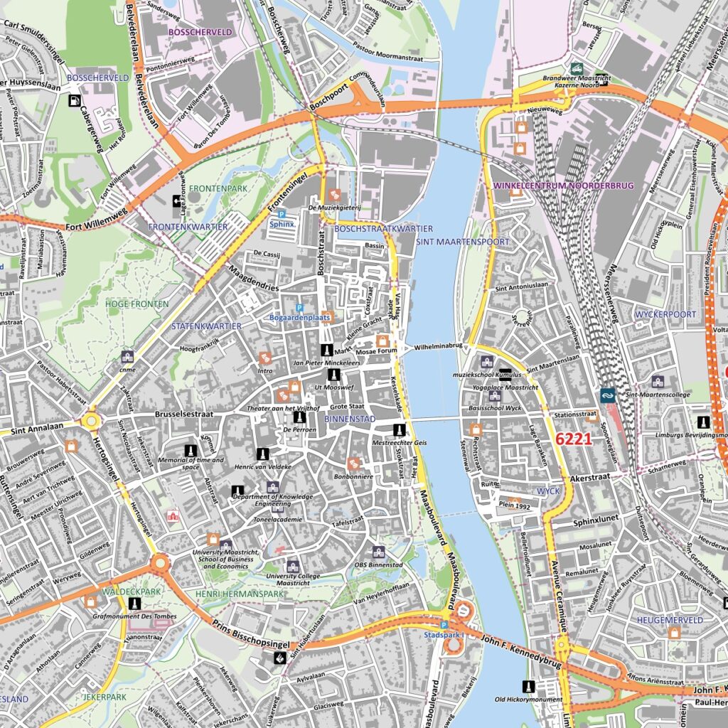 NL 0798 Stadsplattegrond Maastricht DETAIL 1024x1024 