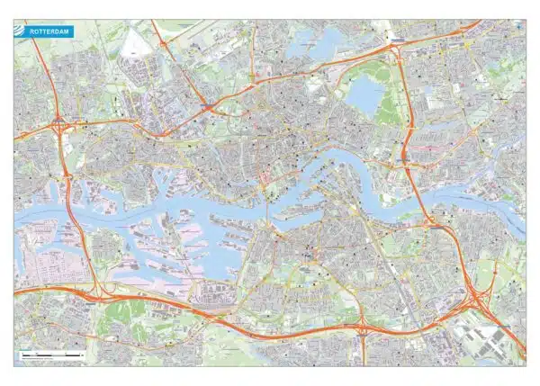 Stadsplattegrond - Kaart Rotterdam