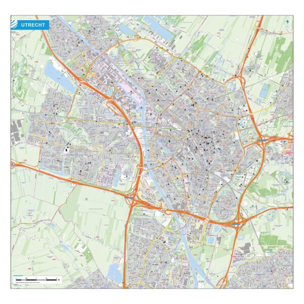 Stadsplattegrond - Kaart Utrecht