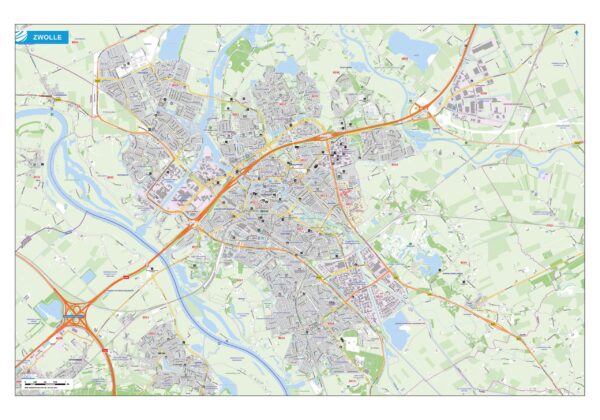 Stadsplattegrond - Kaart Zwolle