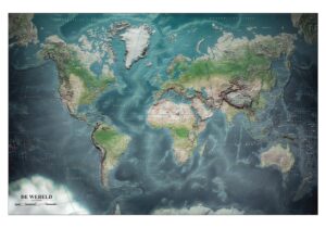 3D Wereldkaart