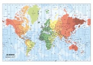 Wereldkaart tijdzones