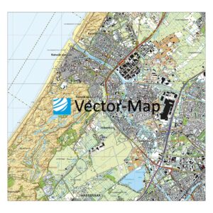 Topografische kaart Katwijk