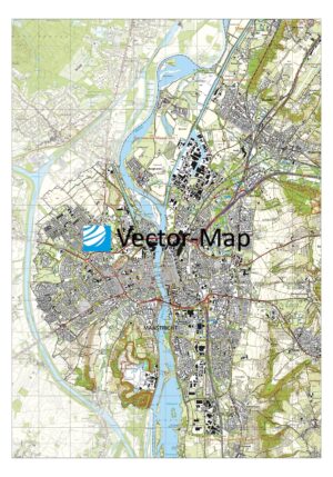 Topografische kaart Maastricht
