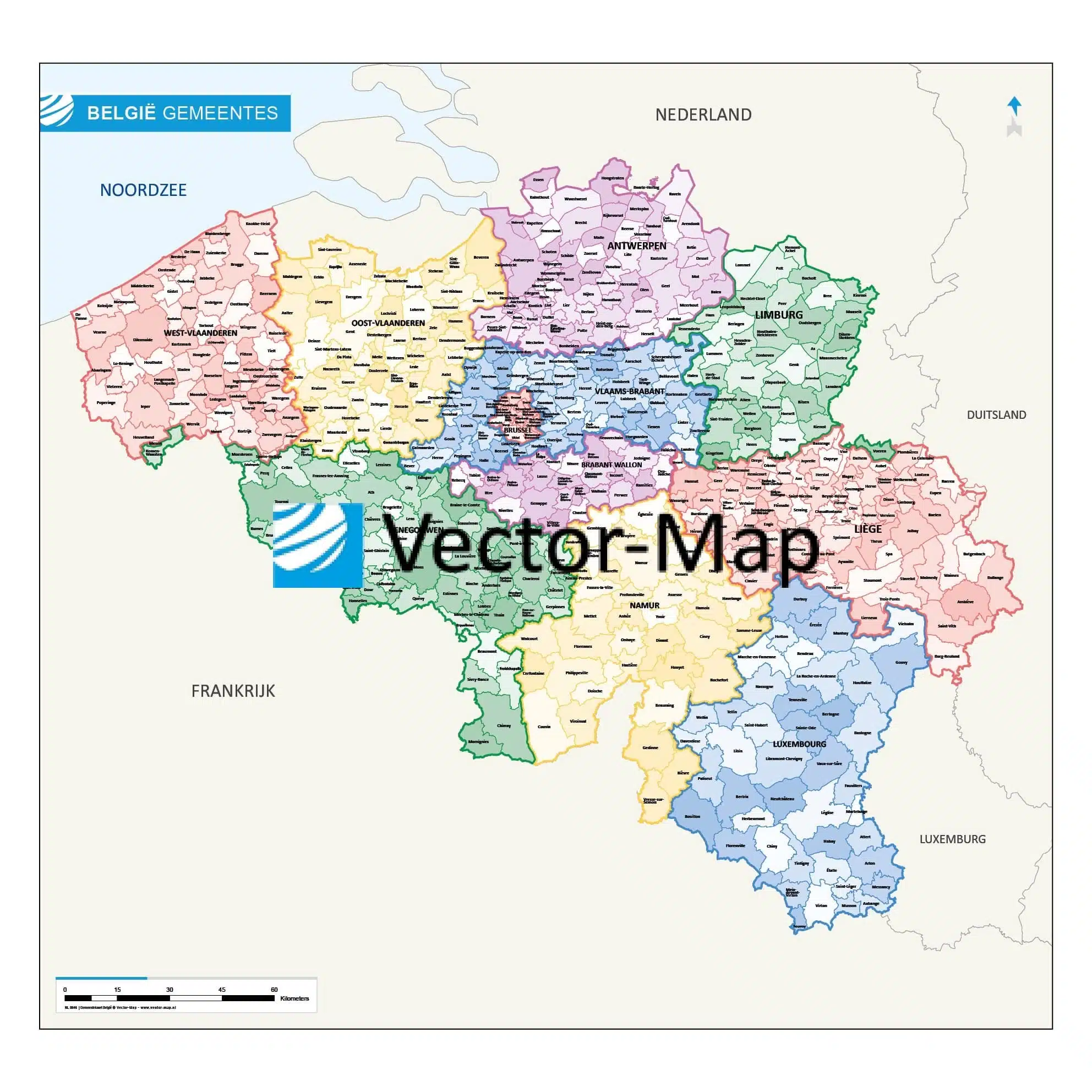 Gemeentekaart België