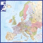 staatkundige wegenkaart europa