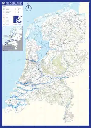 Vaarwegenkaart Nederland