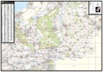 Plaatsnamen provinciekaart Gelderland