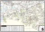 Plaatsnamen provinciekaart Noord-Brabant