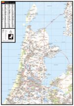 Plaatsnamen provinciekaart Noord-Holland