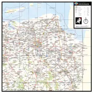 Gemeentekaart Groningen