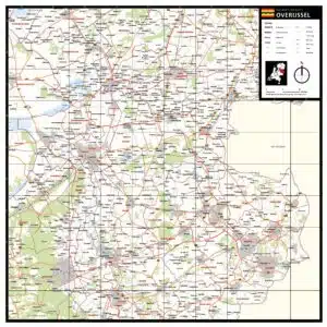 Gemeentekaart Overijssel