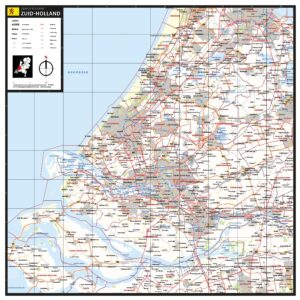 Gemeentekaart Zuid-Holland