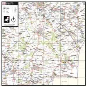 Gemeentekaart Drenthe