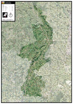 Satellietkaart Limburg