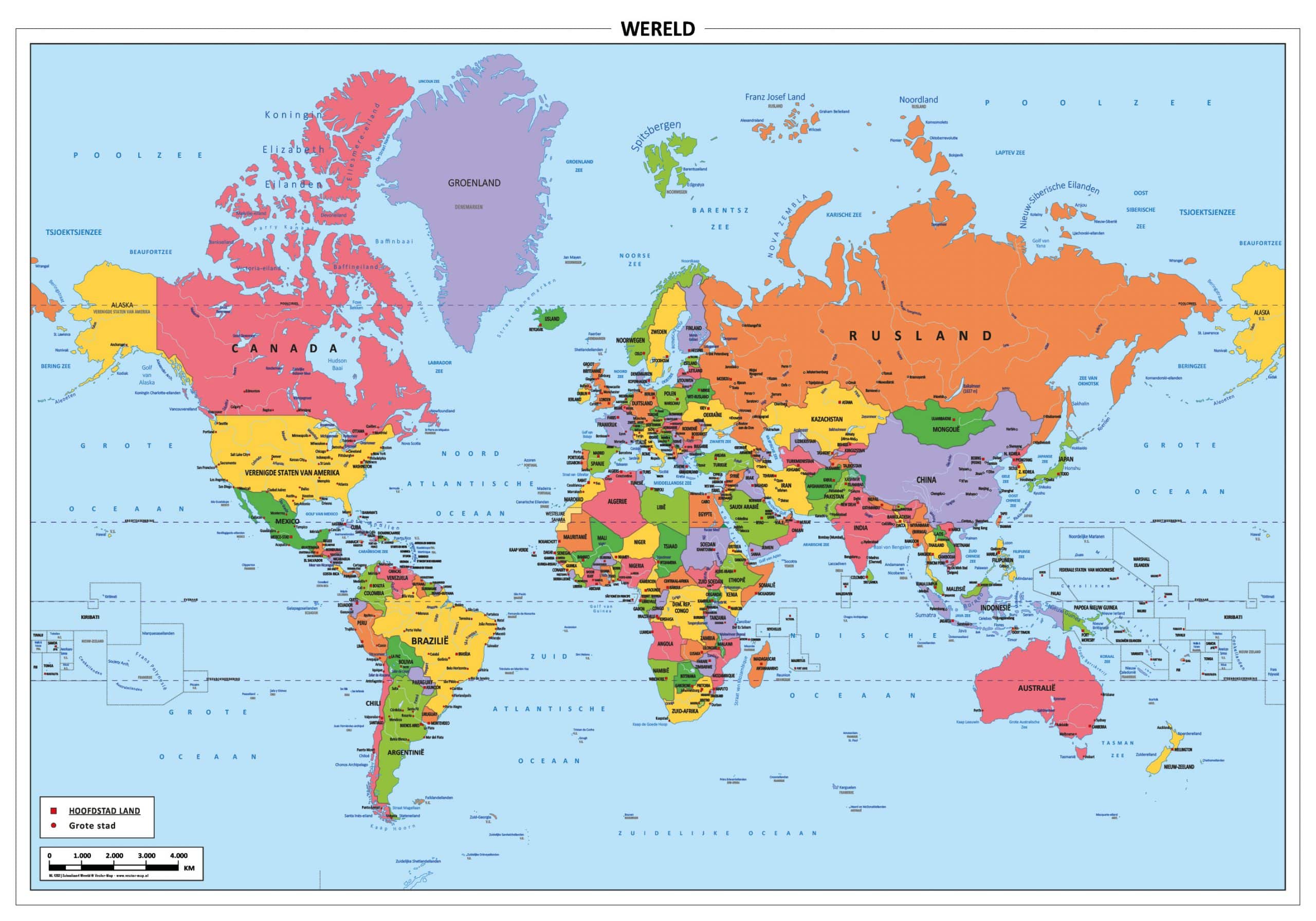 1202 | Wereldkaarten collectie Vector Map