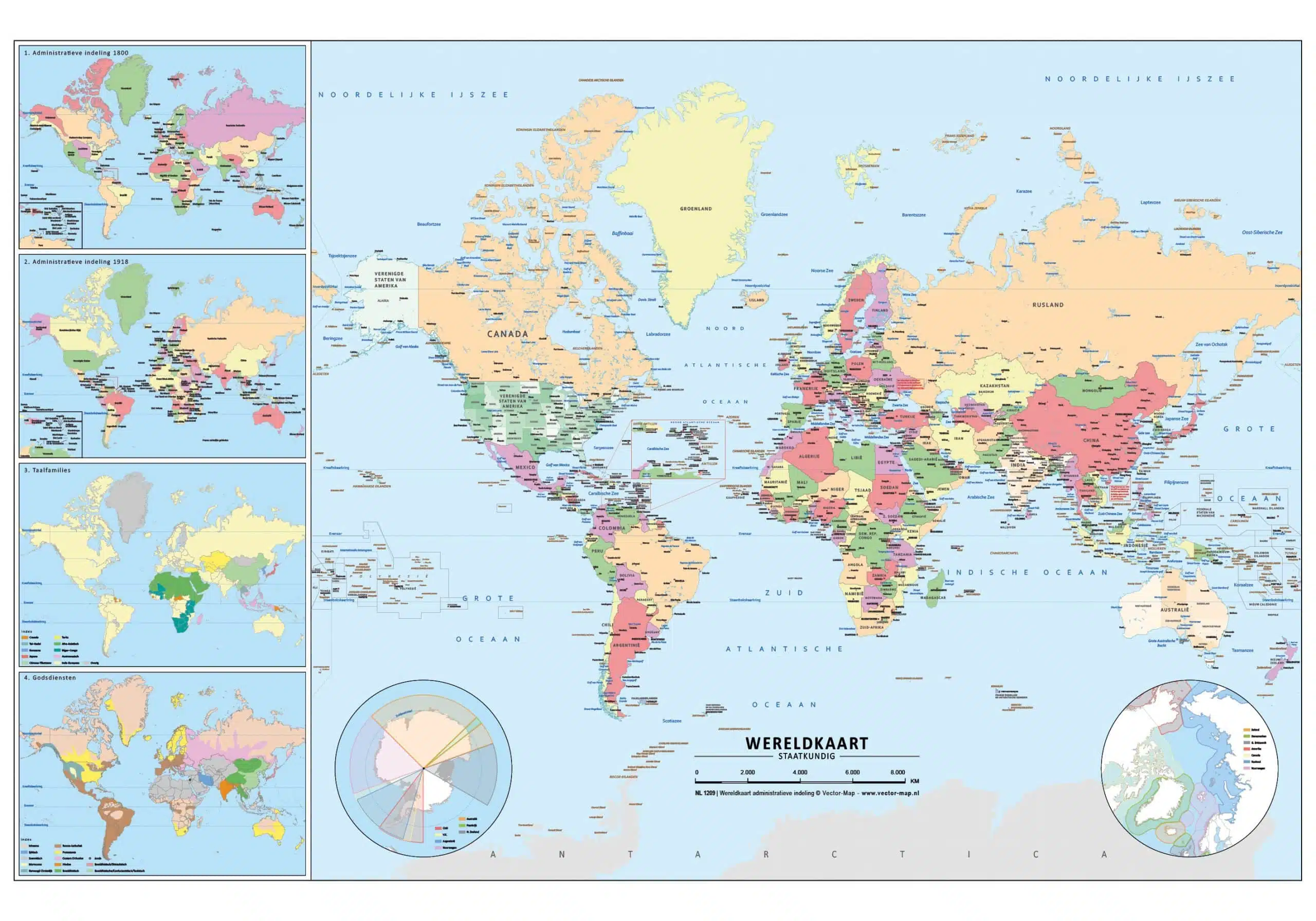 Administratieve Wereldkaart