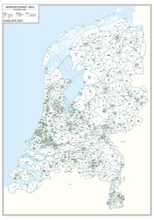 Gemeentekaart Nederland