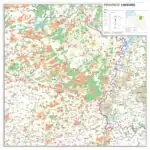 Kaart provincie Limburg