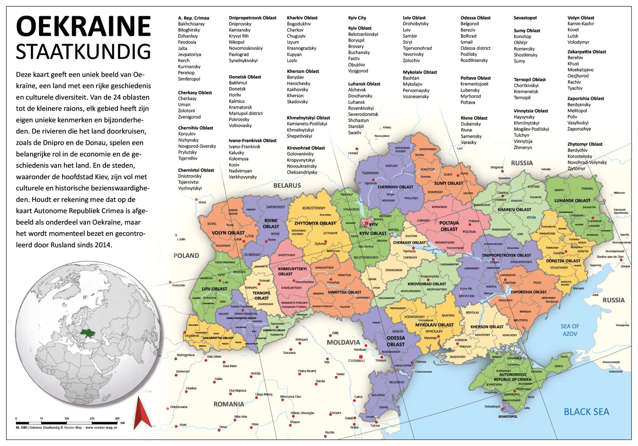 NL 1285 Staatkundige kaart Oekraine_WEB