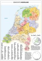 Gemeentekaart Nederland 2023