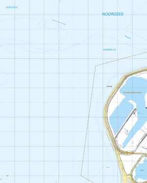 Topografische Kaart 36F Maasvlakte digitaal