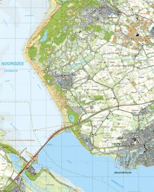 Topografische Kaart 37C Rockanje digitaal