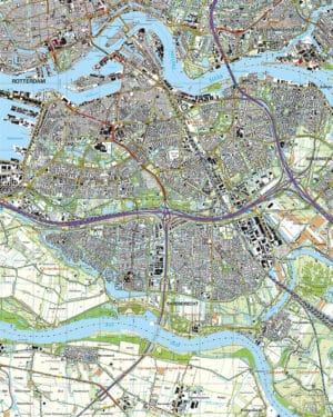 Topografische Kaart 37H Rotterdam digitaal