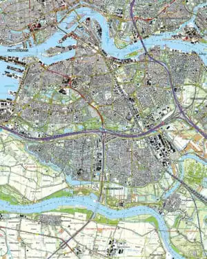 Topografische Kaart 37H Rotterdam digitaal