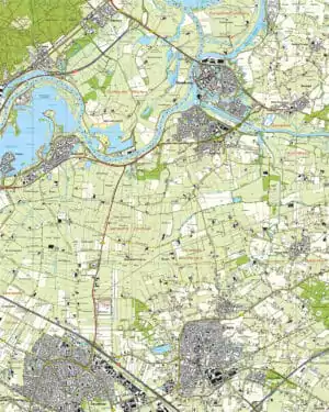 Topografische Kaart 40E Doesburg digitaal