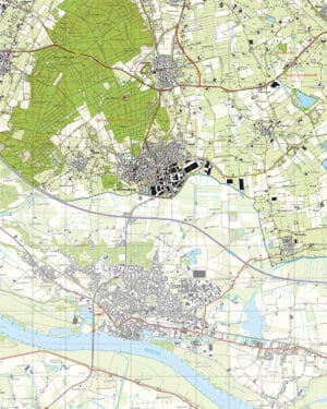 Topografische Kaart 40H 's-Heerenberg digitaal