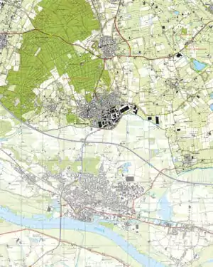 Topografische Kaart 40H 's-Heerenberg digitaal