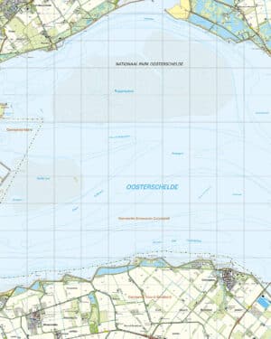 Topografische Kaart 42G Colijnsplaat digitaal