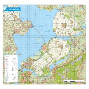 Topografische kaart Flevoland