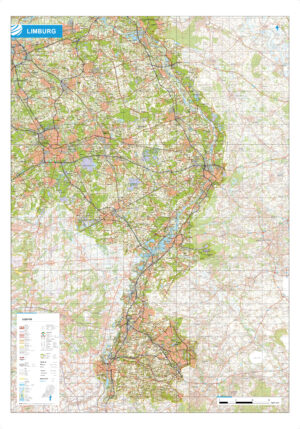 Topografische kaart Limburg
