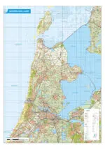 Topografische kaart Noord-Holland