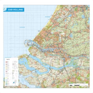 Topografische kaart Zuid-Holland