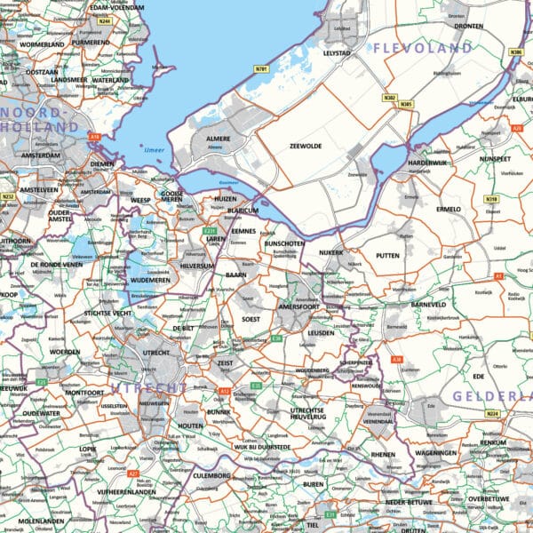 NL 0534 Gemeenten & woonplaatsen Nederland_DETAIL