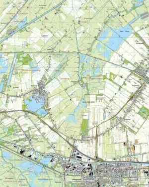 Topografische Kaart 07G Hoogezand digitaal