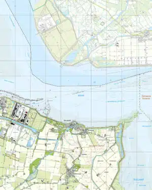 Topografische Kaart 08A Termunten digitaal
