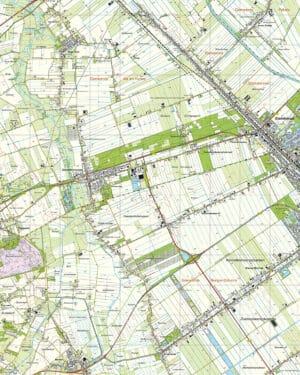 Topografische Kaart 12H Stadskanaal digitaal