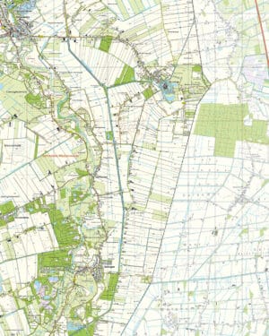 Topografische Kaart 13D Vlagtwedde digitaal