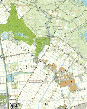Topografische Kaart 16C Kuinre digitaal